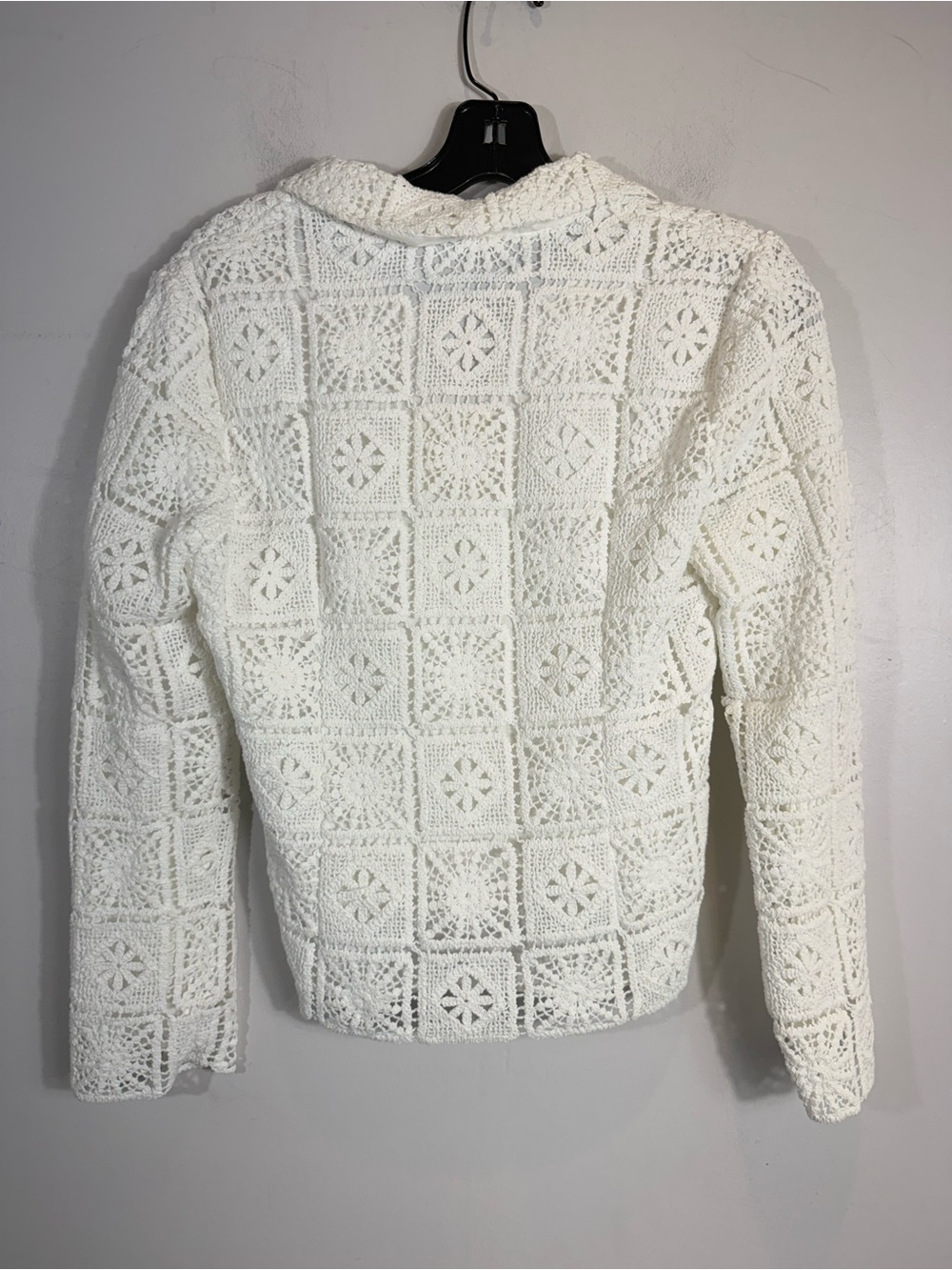 Favorite Daughter Crochet Dream Top White Cotton Crochet Button Shirt US XS - Picture 7 of 10
